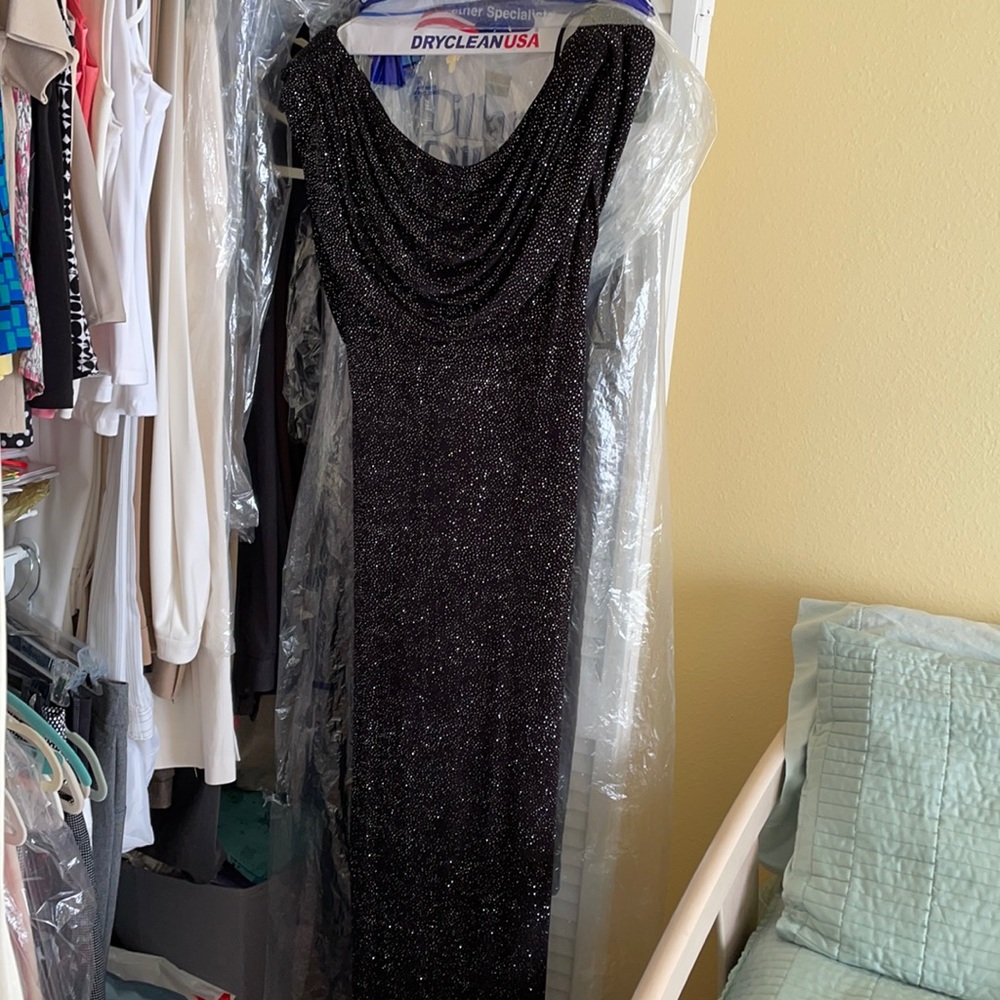 Sparkly Black Formal Vintage Dress